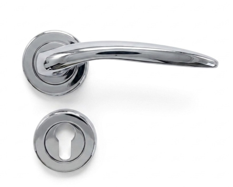Lever Handle Rose Type Iron+alu. (cm08) "como"